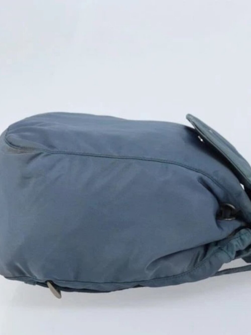PRADA Backpack Nylon Baby Blue Silver Auth ti3674 - Picture 3 of 16